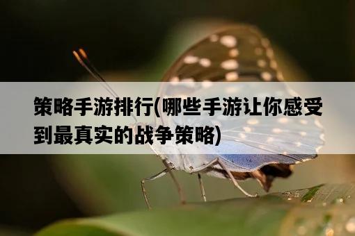 策略手游排行，哪些手游讓你感受到最真實的戰爭策略-圖1