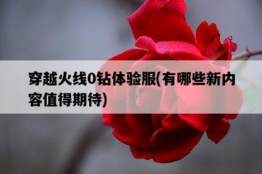 穿越火線0鉆體驗服，有哪些新內容值得期待-圖1