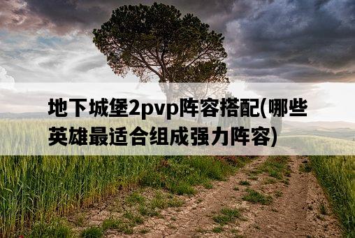 地下城堡2pvp陣容搭配，哪些英雄最適合組成強力陣容-圖1