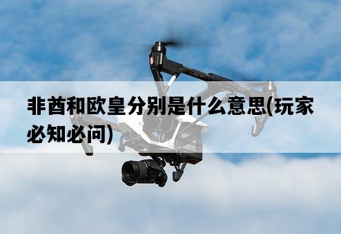 非酋和歐皇分別是什么意思，玩家必知必問-圖1