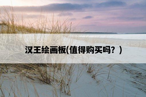 漢王繪畫板，值得購買嗎？-圖1