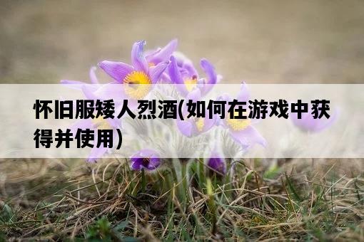 懷舊服矮人烈酒，如何在游戲中獲得并使用-圖1