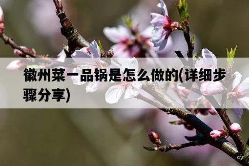徽州菜一品鍋是怎么做的，詳細步驟分享-圖1