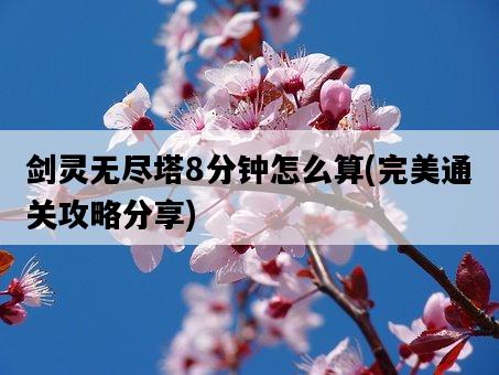 劍靈無盡塔8分鐘怎么算，完美通關攻略分享-圖1