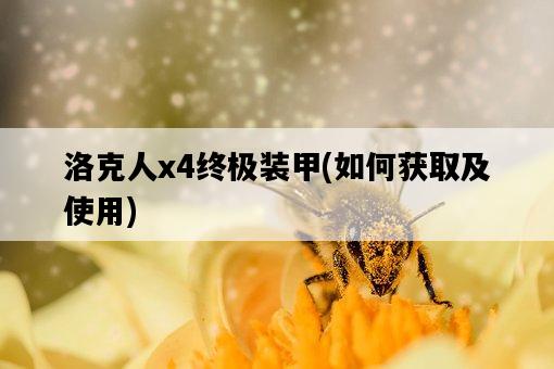 洛克人x4終極裝甲，如何獲取及使用-圖1