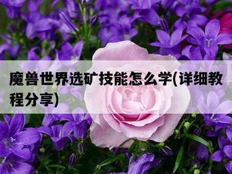 魔獸世界選礦技能怎么學，詳細教程分享-圖1