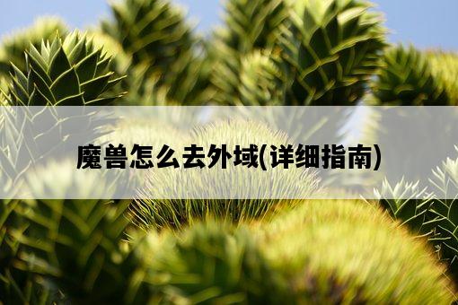 魔獸怎么去外域，詳細指南-圖1