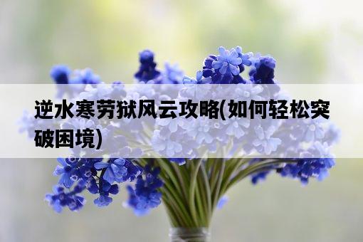 逆水寒勞獄風云攻略，如何輕松突破困境-圖1