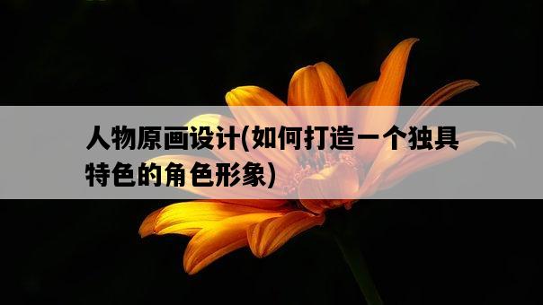 人物原畫設計,如何打造一個獨具特色的角色形象-圖1 人物原畫設計,如何打造一個獨具特色的角色形象-圖1