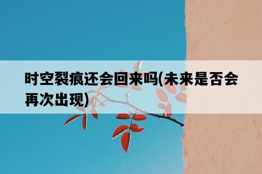 時空裂痕還會回來嗎，未來是否會再次出現-圖1