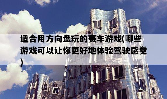 適合用方向盤玩的賽車游戲，哪些游戲可以讓你更好地體驗駕駛感覺-圖1