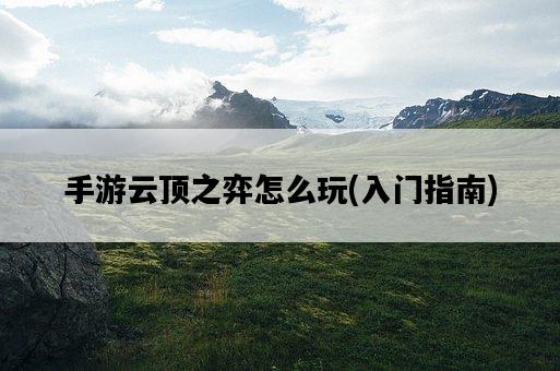 手游云頂之弈怎么玩，入門指南-圖1