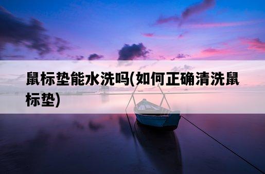 鼠標墊能水洗嗎，如何正確清洗鼠標墊-圖1