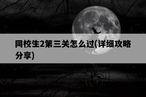 同校生2第三關怎么過，詳細攻略分享-圖1