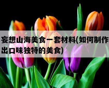 妄想山海美食一套材料,如何制作出口味獨特的美食-圖1 妄想山海美食一套材料,如何制作出口味獨特的美食-圖1