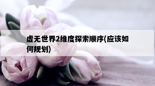 虛無世界2維度探索順序，應該如何規劃-圖1