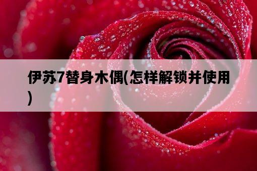 伊蘇7替身木偶，怎樣解鎖并使用-圖1