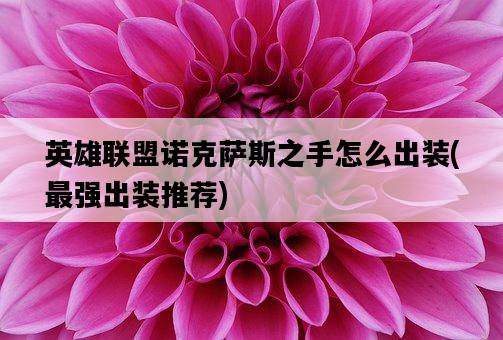 英雄聯盟諾克薩斯之手怎么出裝，最強出裝推薦-圖1