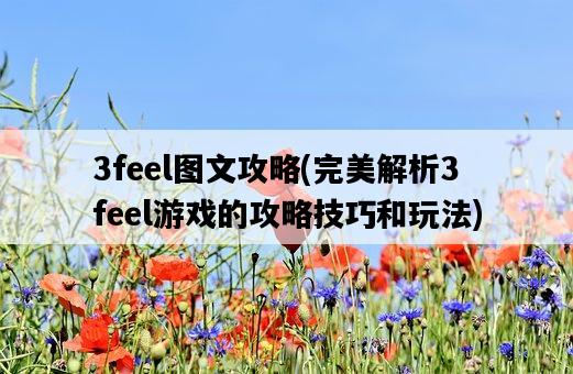 3feel圖文攻略，完美解析3feel游戲的攻略技巧和玩法-圖1