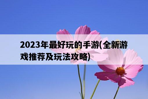 2023年最好玩的手游，全新游戲推薦及玩法攻略-圖1