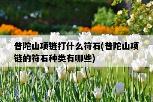 普陀山項鏈打什么符石，普陀山項鏈的符石種類有哪些-圖1
