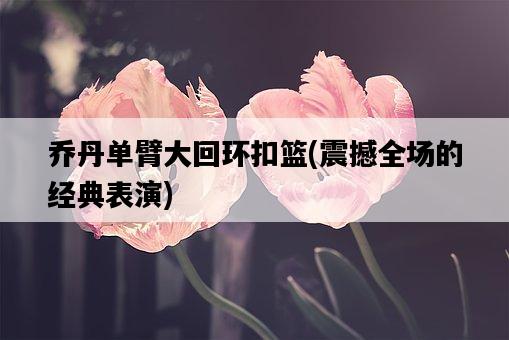喬丹單臂大回環扣籃，震撼全場的經典表演-圖1