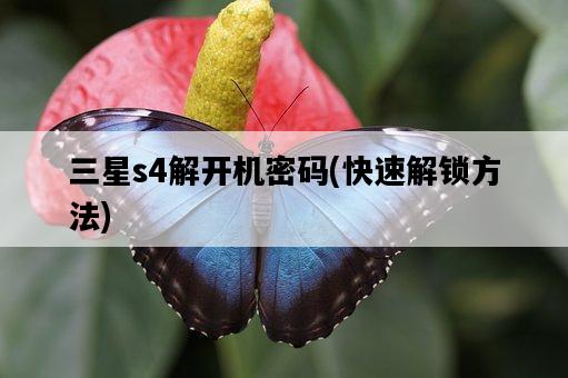 三星s4解開機密碼，快速解鎖方法-圖1
