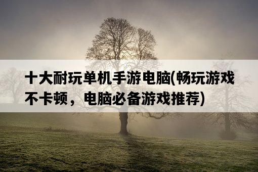 十大耐玩單機手游電腦，暢玩游戲不卡頓，電腦必備游戲推薦-圖1