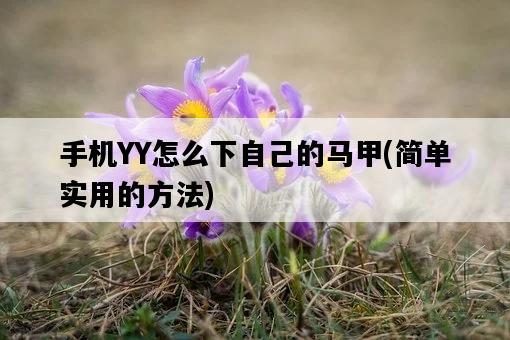 手機YY怎么下自己的馬甲，簡單實用的方法-圖1