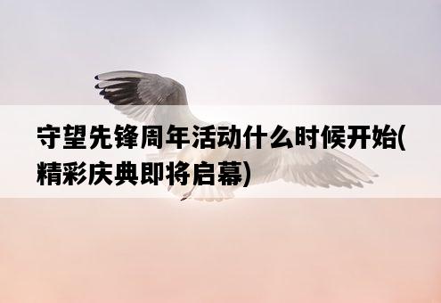 守望先鋒周年活動什么時候開始，精彩慶典即將啟幕-圖1