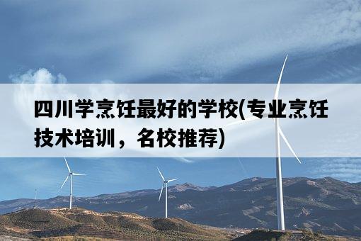 四川學烹飪最好的學校，專業烹飪技術培訓，名校推薦-圖1