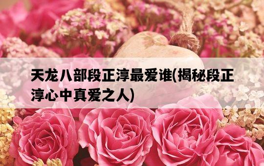 天龍八部段正淳最愛誰，揭秘段正淳心中真愛之人-圖1