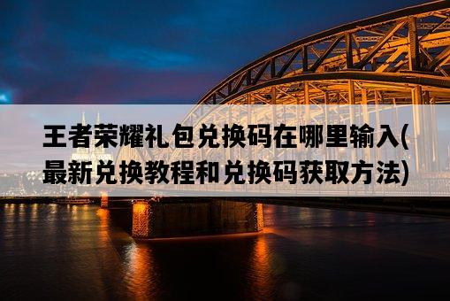 王者榮耀禮包兌換碼在哪里輸入，最新兌換教程和兌換碼獲取方法-圖1