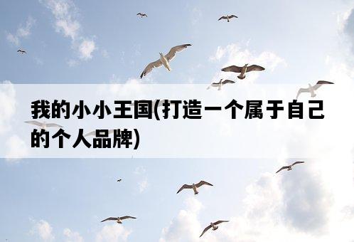 我的小小王國，打造一個屬于自己的個人品牌-圖1