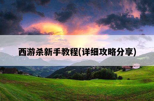 西游殺新手教程，詳細攻略分享-圖1