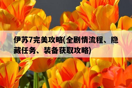 伊蘇7完美攻略，全劇情流程、隱藏任務、裝備獲取攻略-圖1